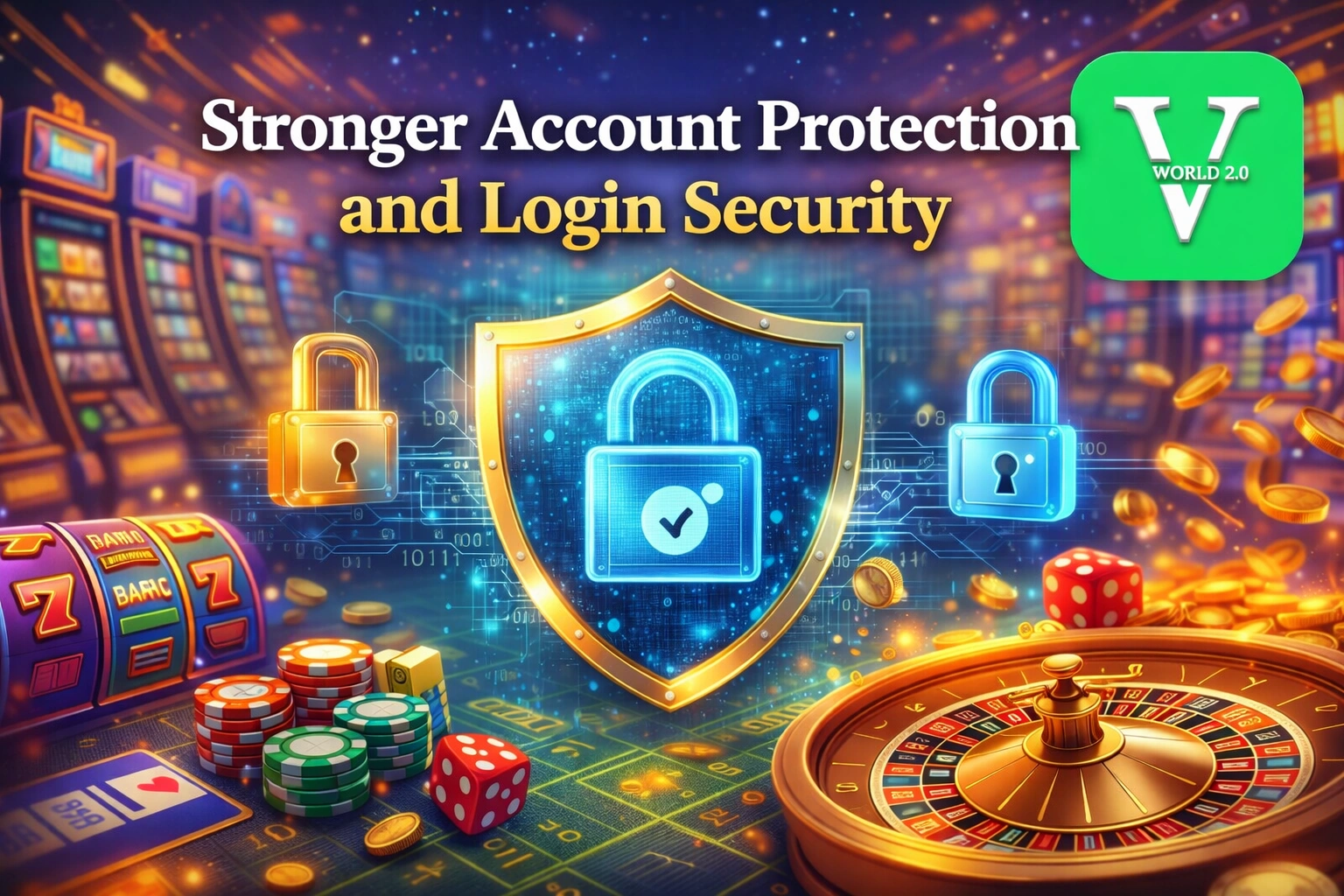 Vworld 2.0 stronger account protection and secure login system upgrade