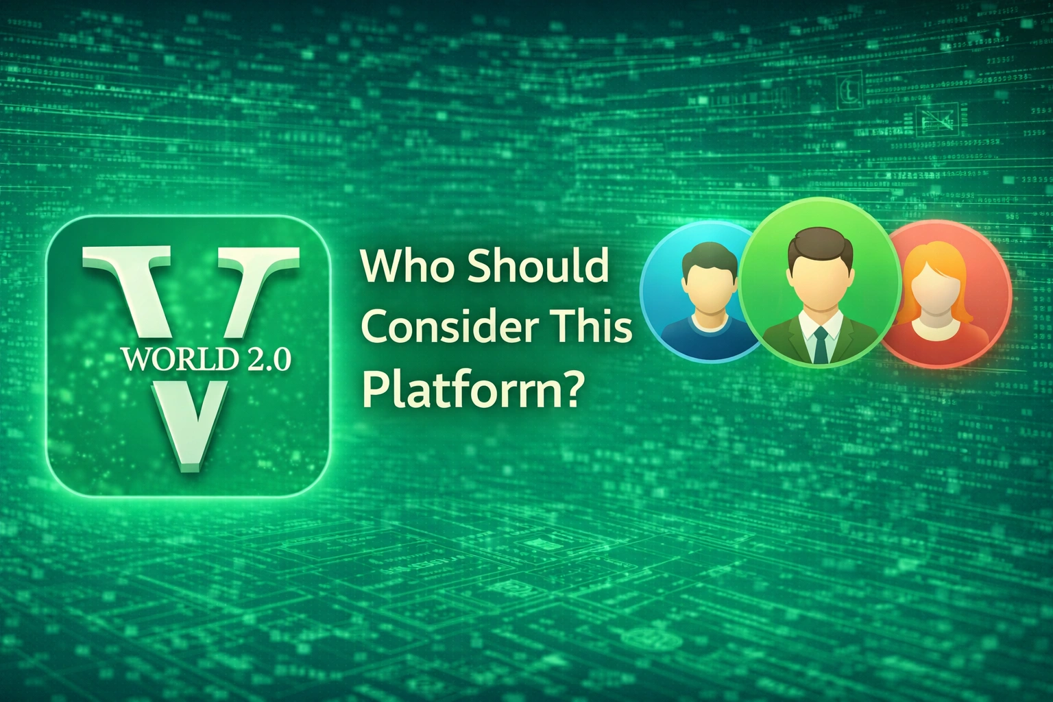 who should use Vworld 2.0 platform target users Malaysia online casino