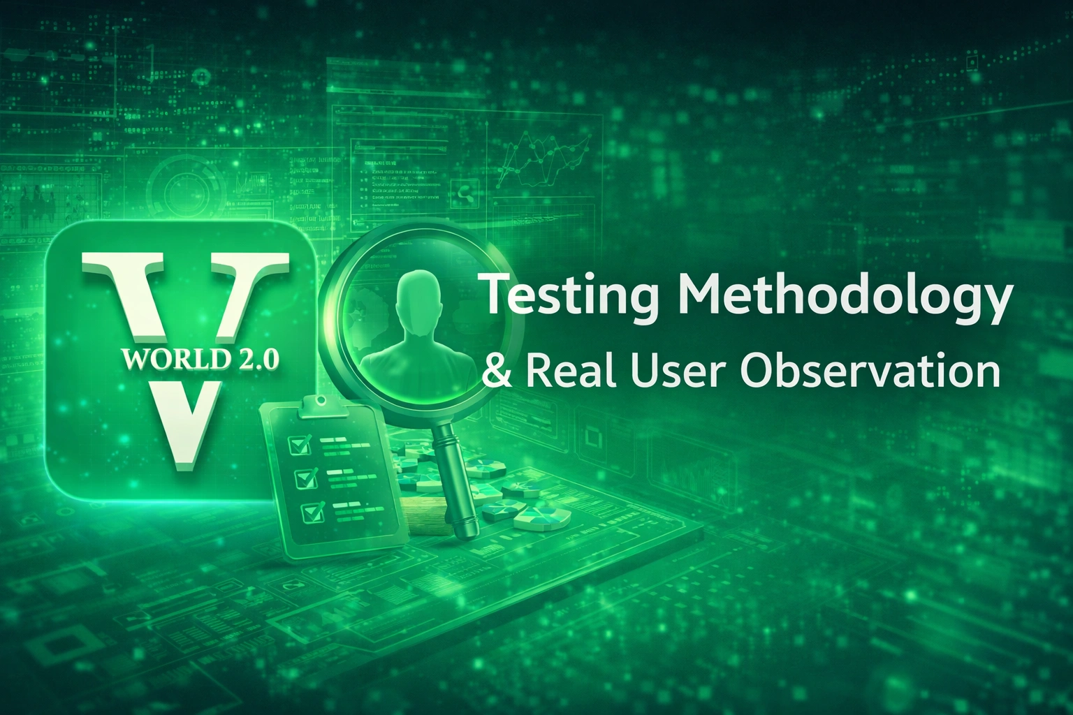 Vworld 2.0 testing methodology real user observation Malaysia network performance