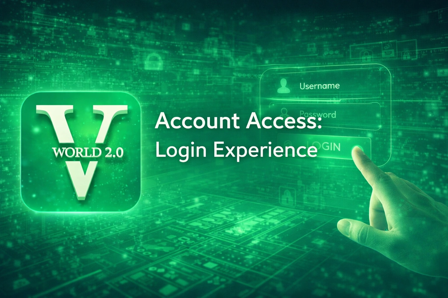 Vworld 2.0 login experience account access speed security and interface