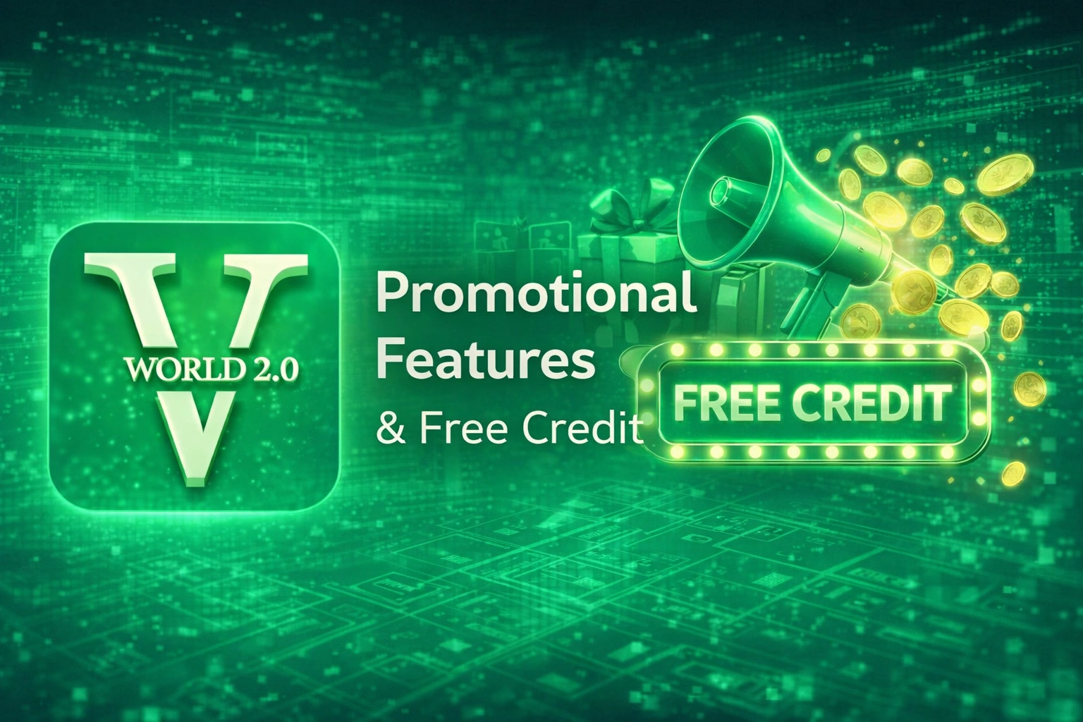 Vworld 2.0 promotions free credit bonus Malaysia online casino offers