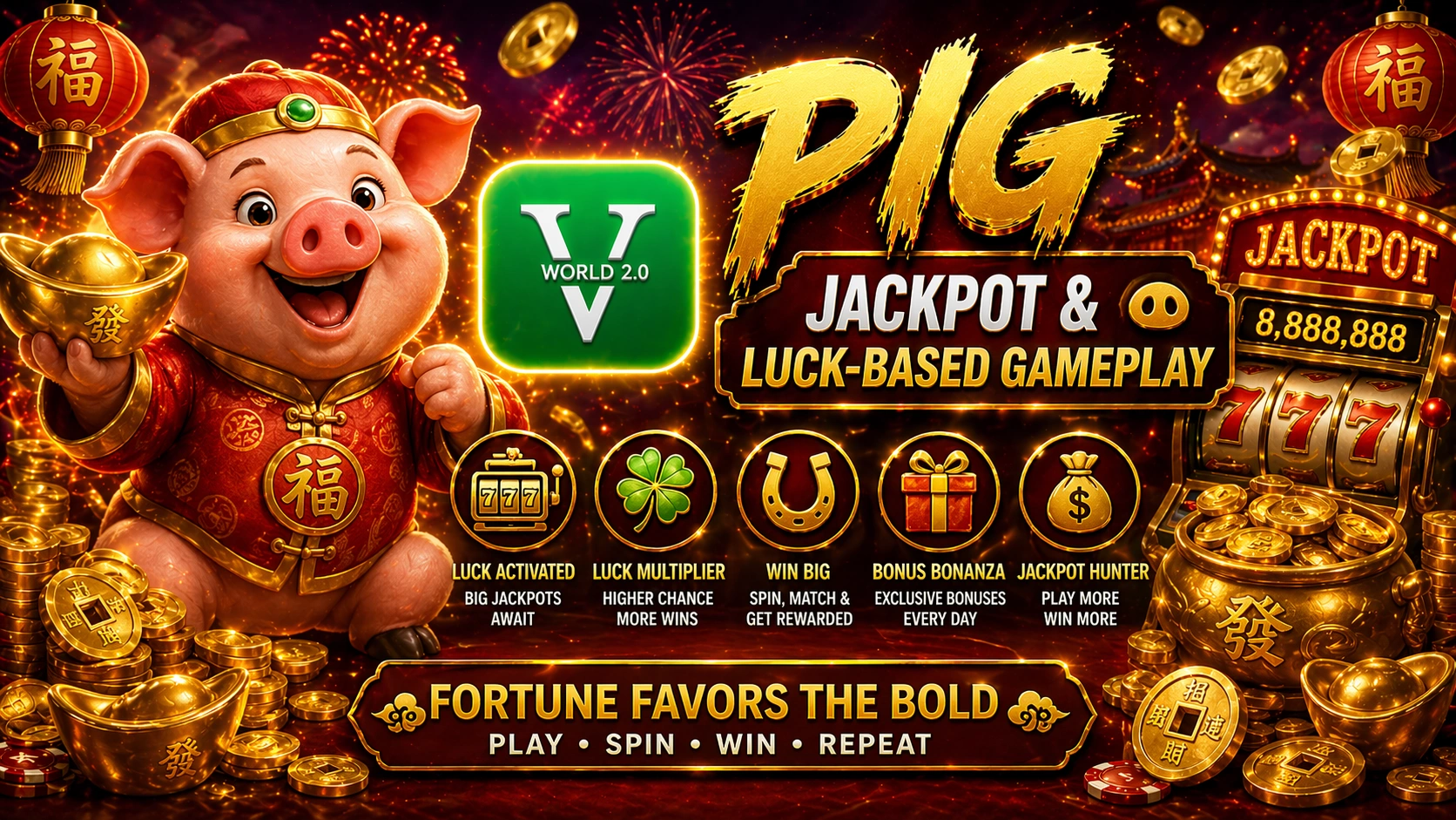 Pig jackpot luck based gameplay big win strategy Malaysia