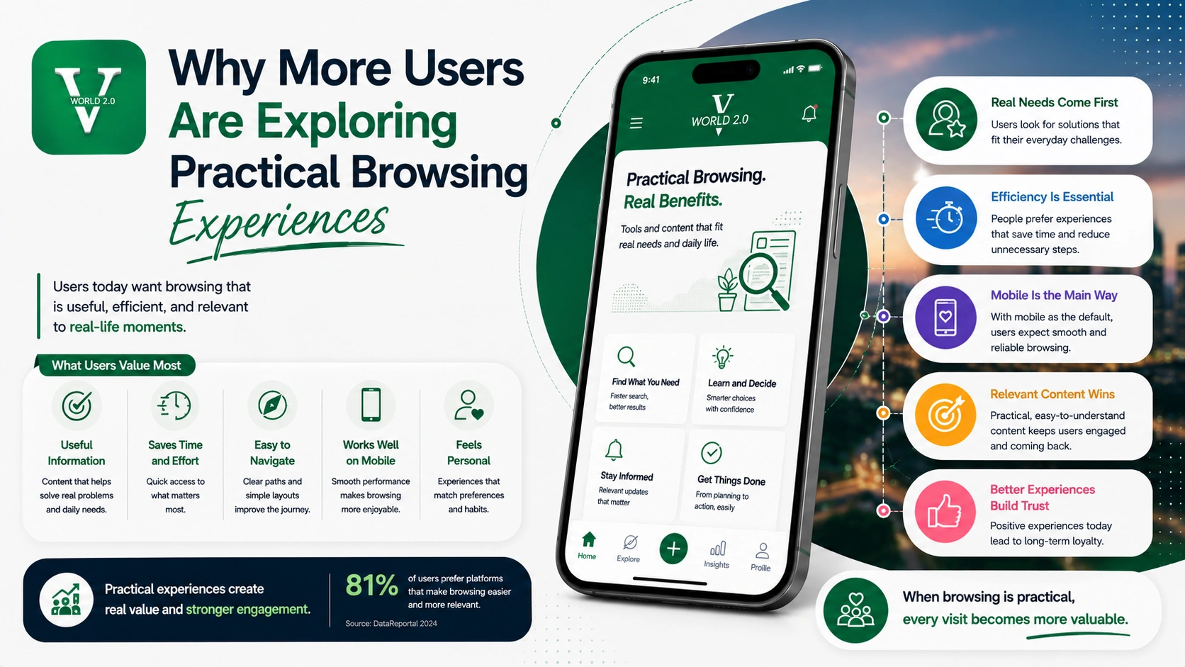 Why more users are exploring practical browsing experiences on Vworld 2.0 mobile