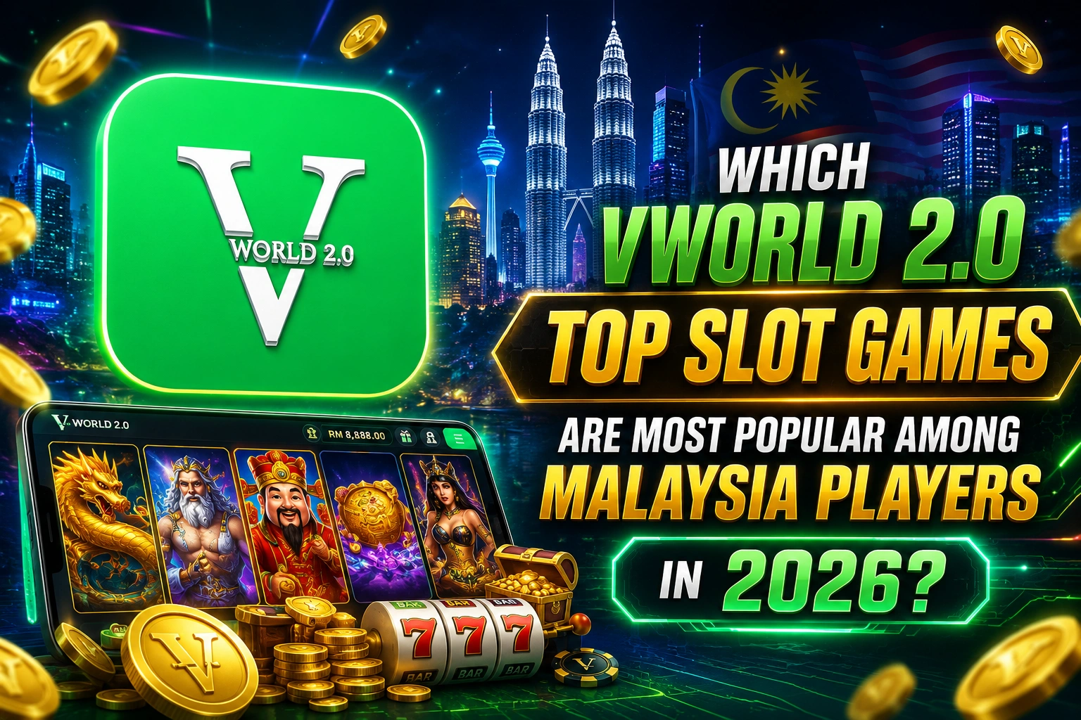 Vworld 2.0 top slot games most popular among Malaysia players in 2026 featuring mobile slots and gaming platform